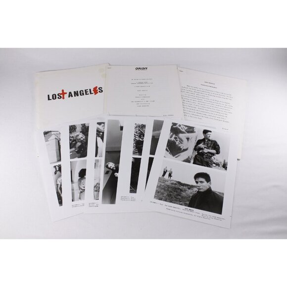 1989 Lost Angels Movie press kit + 7 photos (8x10) + production notes - Picture 8 of 9